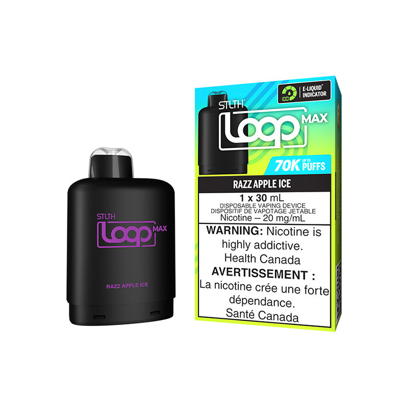Razz Apple Ice - STLTH LOOP MAX 70K - 30mL