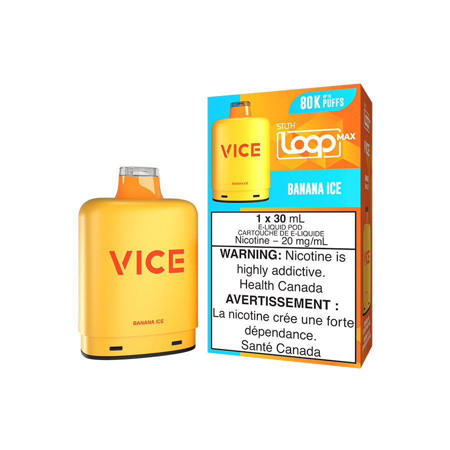 Banana Ice - STLTH LOOP MAX X VICE 80K - 30mL