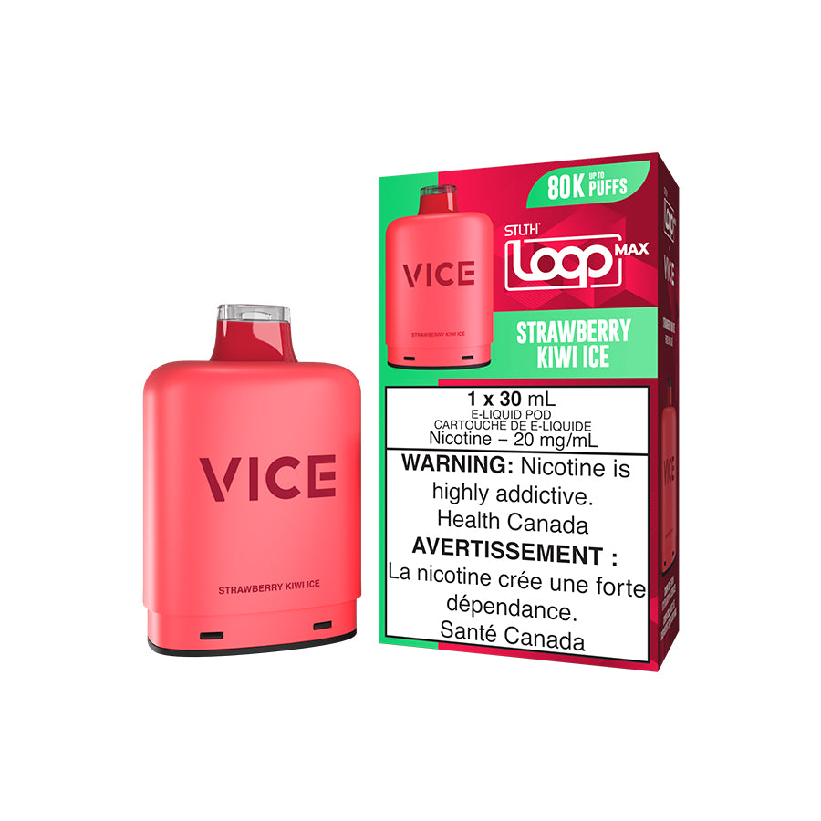 Strawberry Kiwi Ice - STLTH LOOP MAX X VICE 80K - 30mL