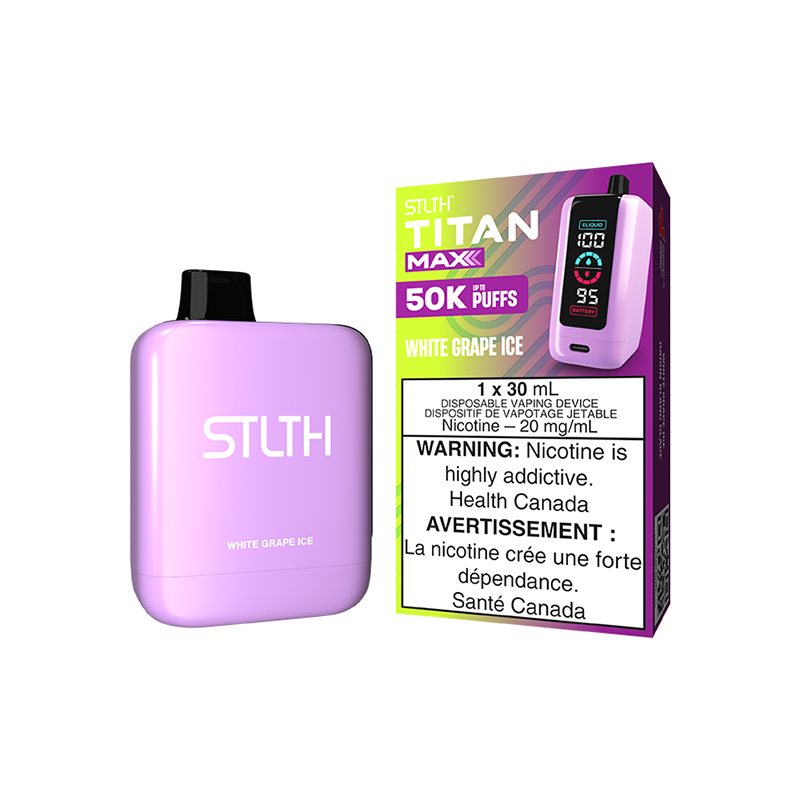 White Grape Ice - STLTH TITAN MAX 50K - 30mL