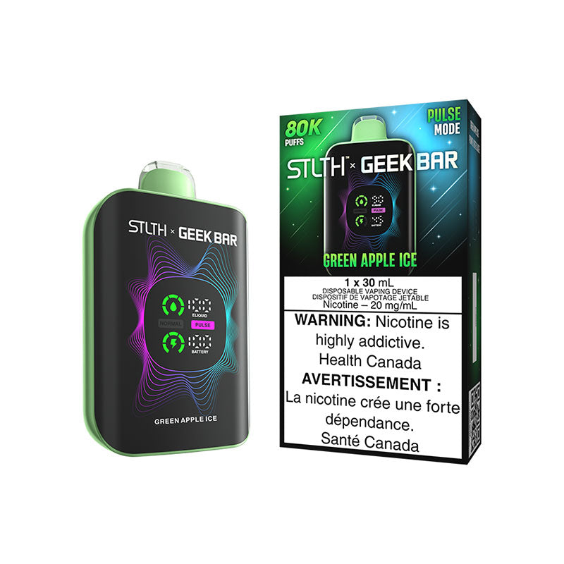 Green Apple Ice - STLTH x GEEKBAR 80K - 30mL
