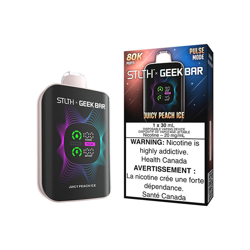Juicy Peach Ice - STLTH x GEEKBAR 80K - 30mL