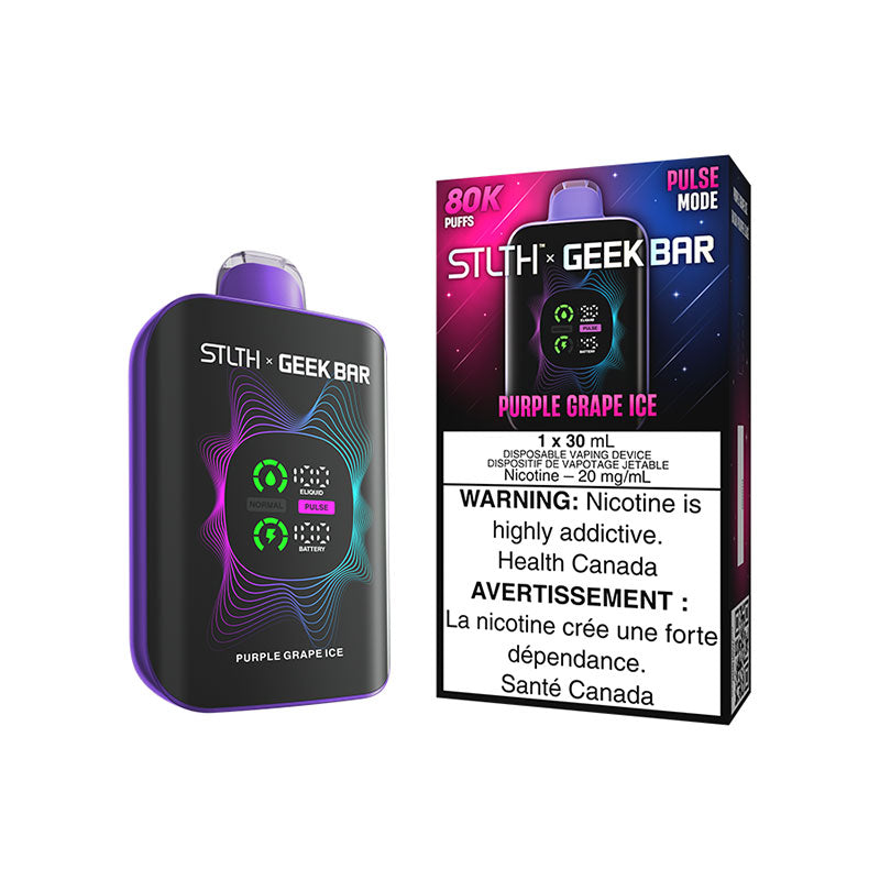 Purple Grape Ice - STLTH x GEEKBAR 80K - 30mL