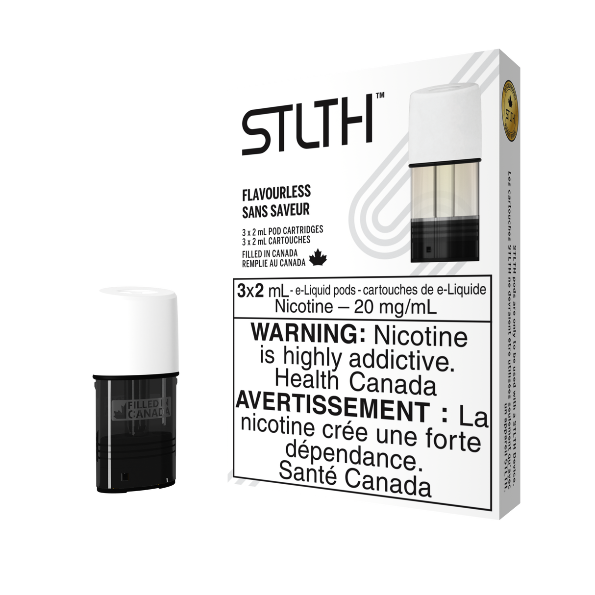 Flavourless - STLTH  3pk PODS - 6ml