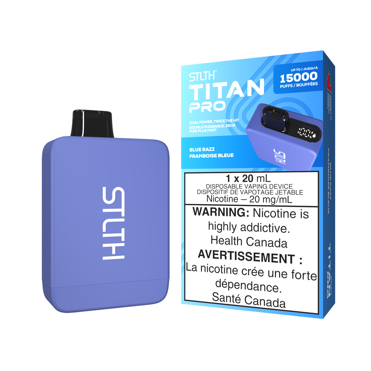 Blue Razz - STLTH TITAN PRO 15K - 20mL