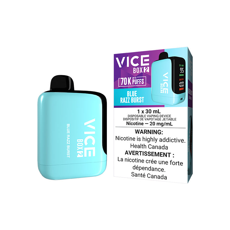 Blue Razz Burst - VICE BOX 2 70K - 30mL