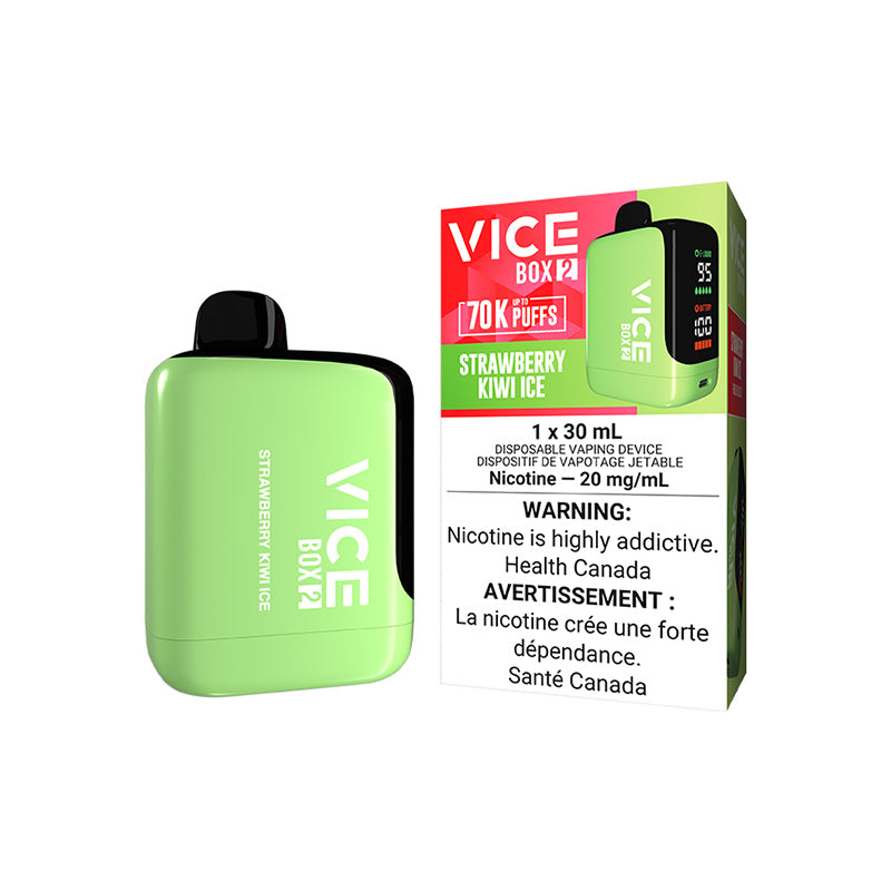 Strawberry Kiwi Ice - VICE BOX 2 70K - 30mL
