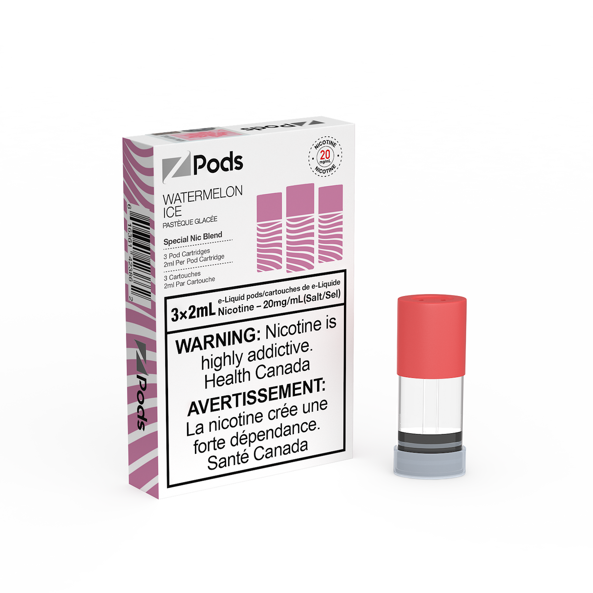 Watermelon Ice -  Z PODS 3pk PODS - 6mL