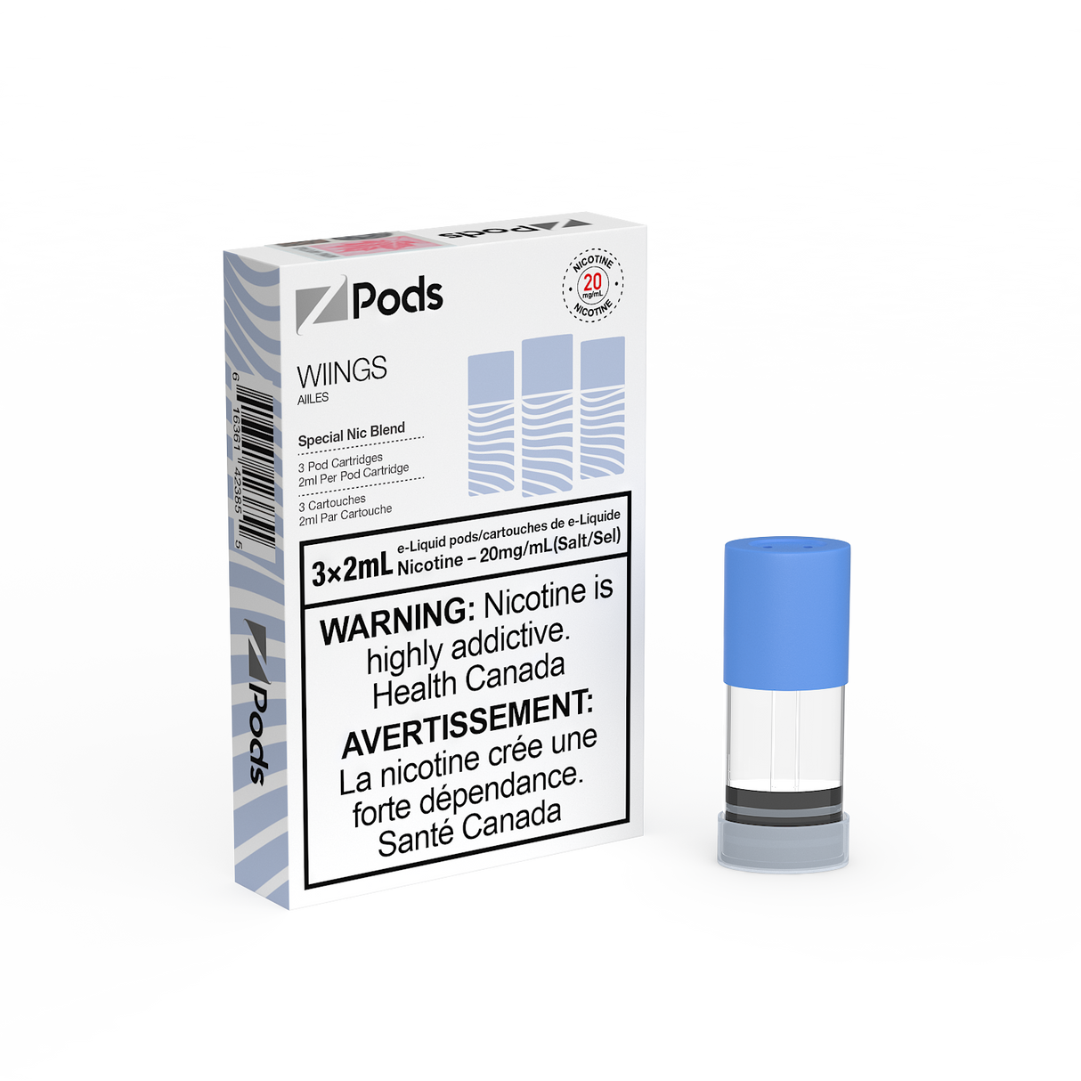 Wiings -  Z PODS 3pk PODS - 6mL