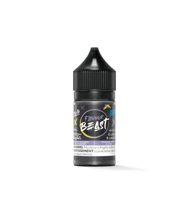 BLAZIN' BANANA BLACKBERRY ICED by FLAVOUR BEAST SALT (30mL)